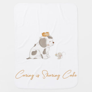 King of treats baby blanket