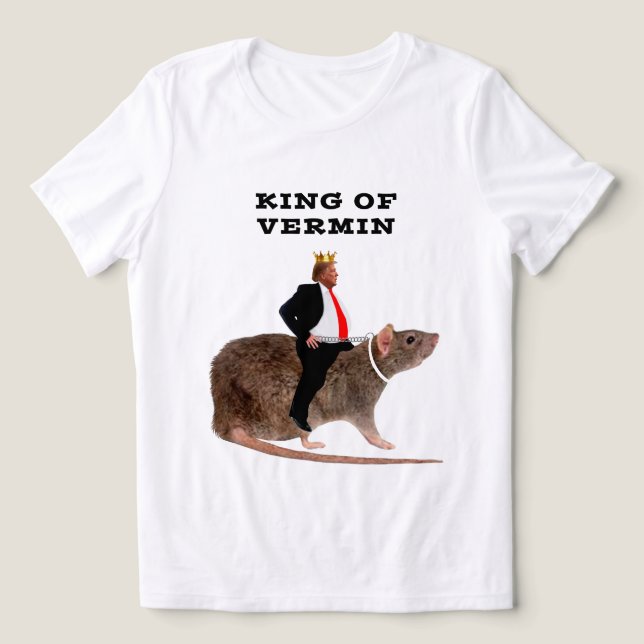 King of Vermin Basic T-Shirt Tri-Blend Shirt (Design Front)