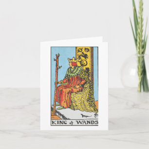 King of wands - Rider Waite Smith tarot Card