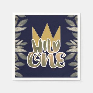 King of Wild Things ONE 1st Birthday Party Napkins