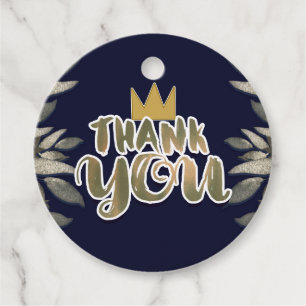 King of Wild Things ONE 1st Birthday Thank You Favor Tags