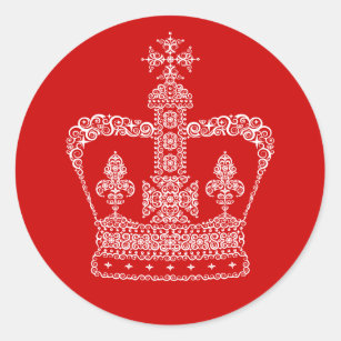 Queen Elizabeth Crown Stickers