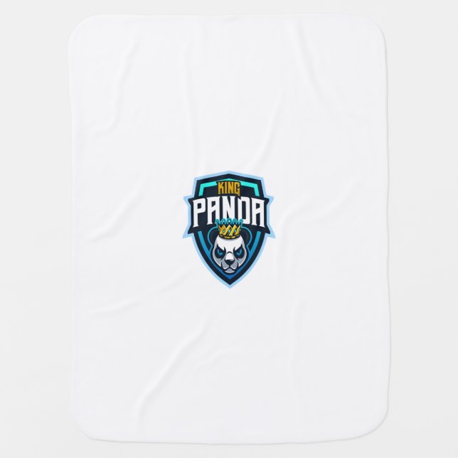 king panda baby blanket (Front)
