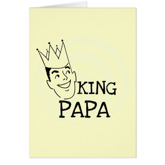 King Papa T-shirts and Gifts (Front)