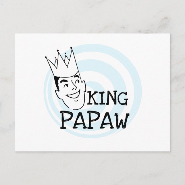 King Papaw T-shirts and Gifts Postcard (Front)