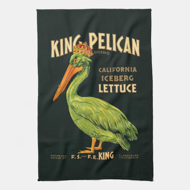 King Pelican Iceberg Lettuce Towel (Vertical)