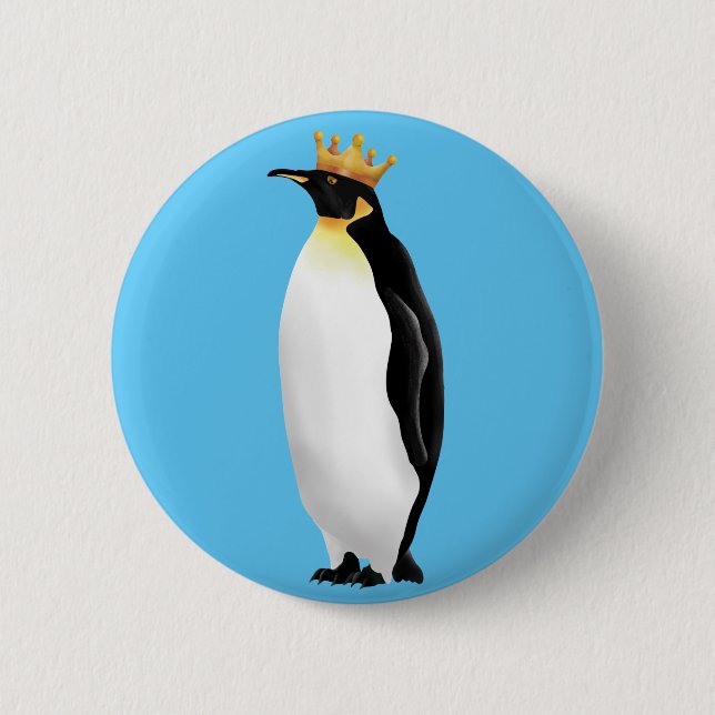 King penguin button (Front)