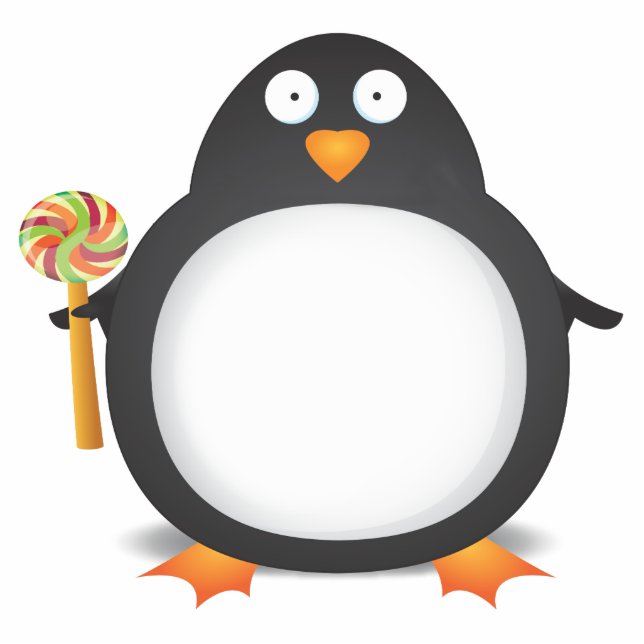 King Penguin Candy Statuette (Front)