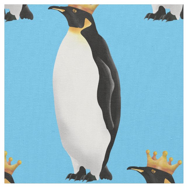 King penguin fabric (Close Up)