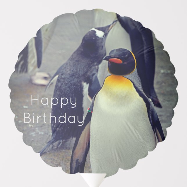 King Penguin & Friends Edinburgh Birthday Balloon (Front)