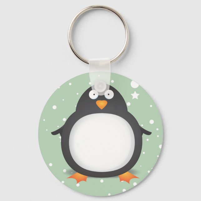 King Penguin Keychain (Front)