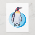 king penguin postcard