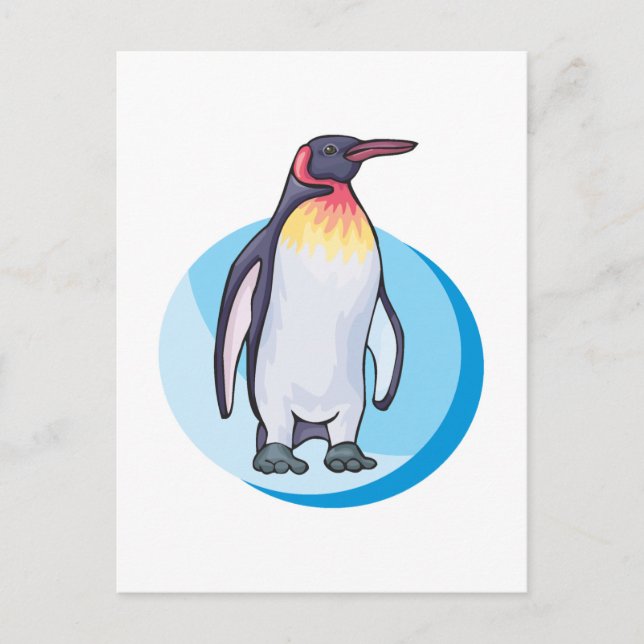 king penguin postcard (Front)