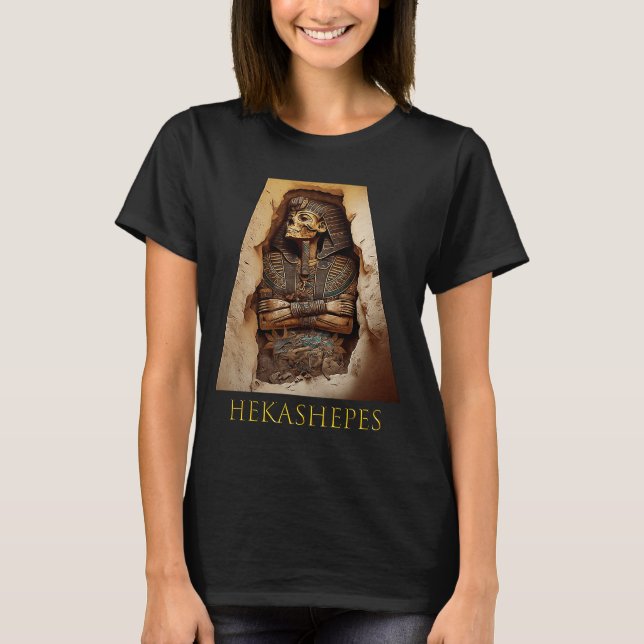 King Pharaoh Hekashepes Ancient Egyptian T-Shirt (Front)