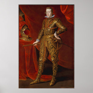 KING Philip IV In Parade Armor (1605–1665)  Poster