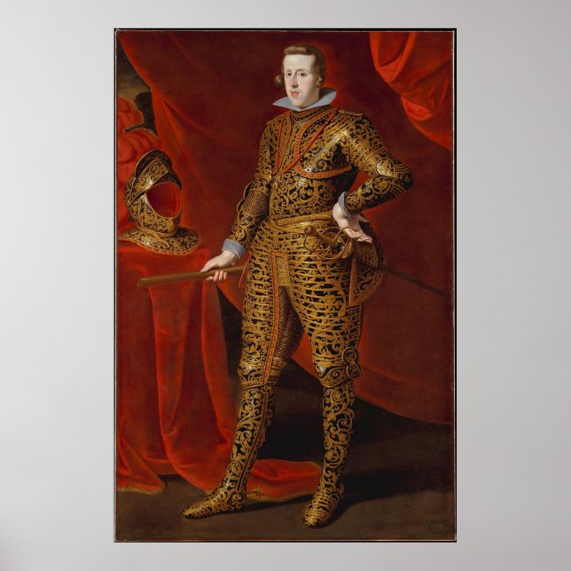 KING Philip IV In Parade Armor (1605–1665)  Poster (Front)
