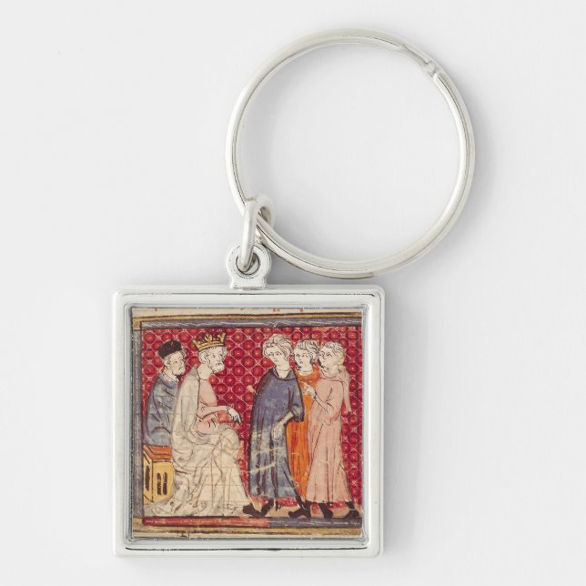 King Philippe I , Grandes Chroniques de France Keychain (Front)