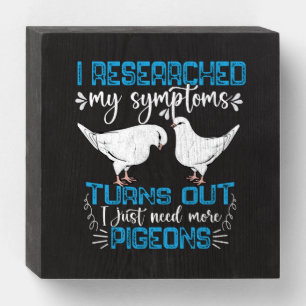 King Pigeon Gift Men Bigeon Breeding King Pigeon Wooden Box Sign