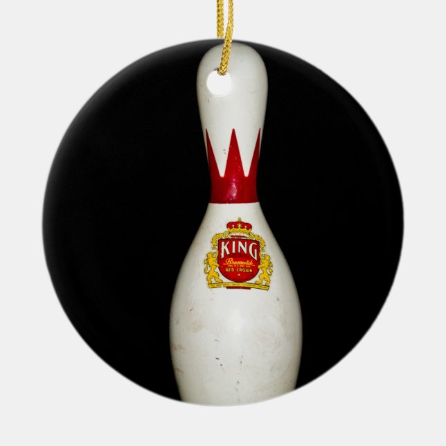 King Pin Ceramic Ornament (Front)
