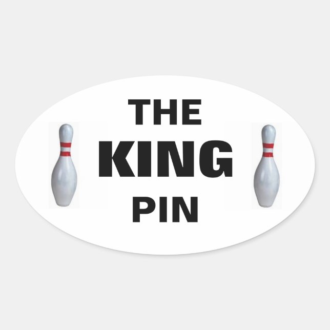 KING PIN stickers (4) (Front)