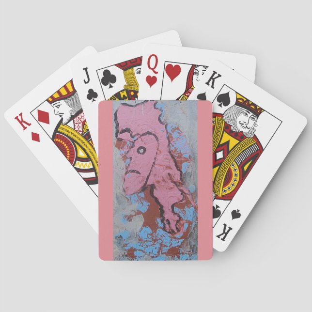 KING PINK POKER CARDS (Back)