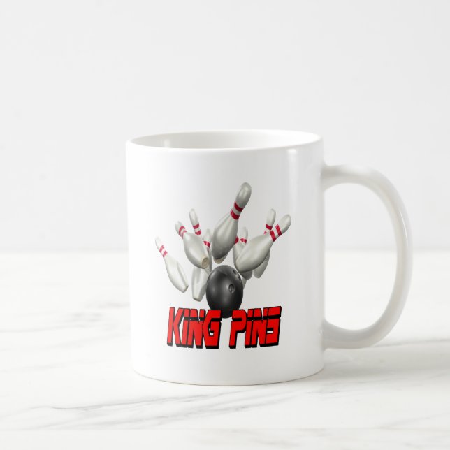 King Pins Bowling Coffee Mug (Right)