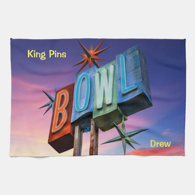King Pins Bowling Team Towels (Horizontal)