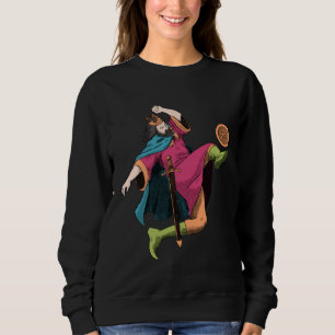 King Playing Football Fun Sweatshirt