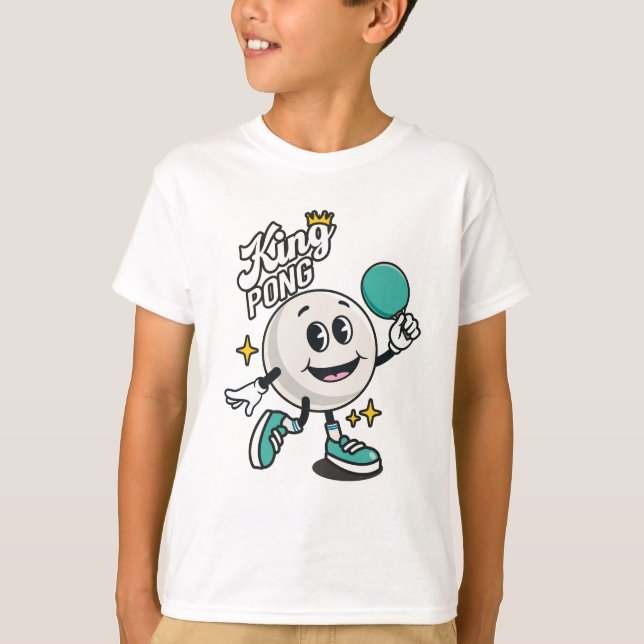 King Pong kid's t-shirt (Front)