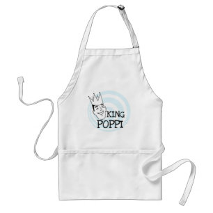 King Poppi T-shirts and Gifts Adult Apron