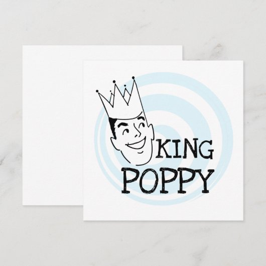 King Poppy T-shirts and Gifts (Front/Back)