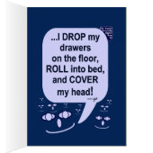 King prefers earthquake drills to tidiness (Inside (Right))