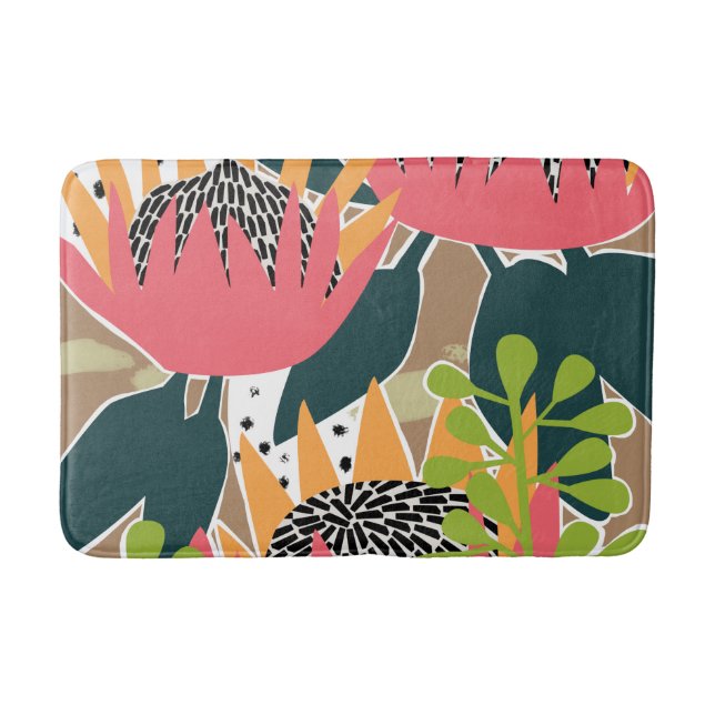 King Protea I Bath Mat (Front)