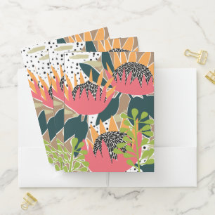 King Protea I Pocket Folder