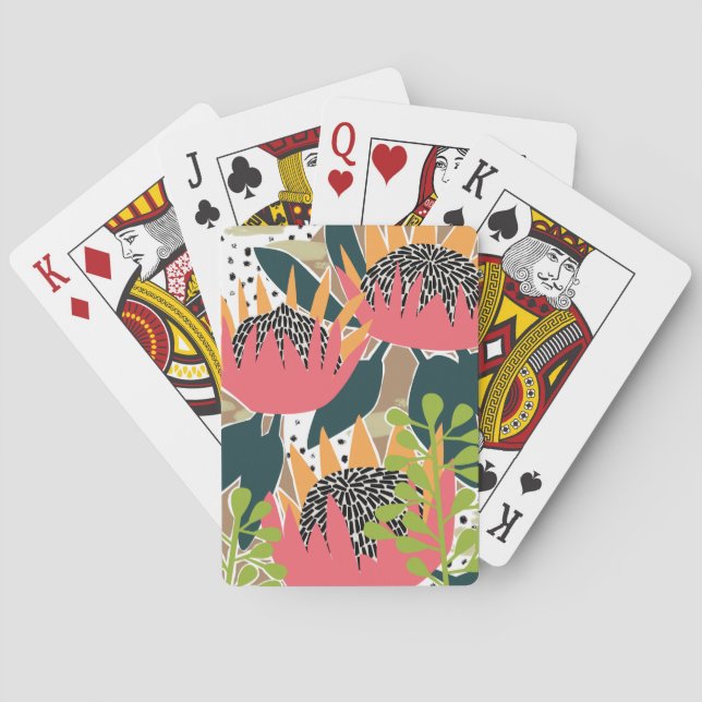 King Protea I Poker Cards (Back)