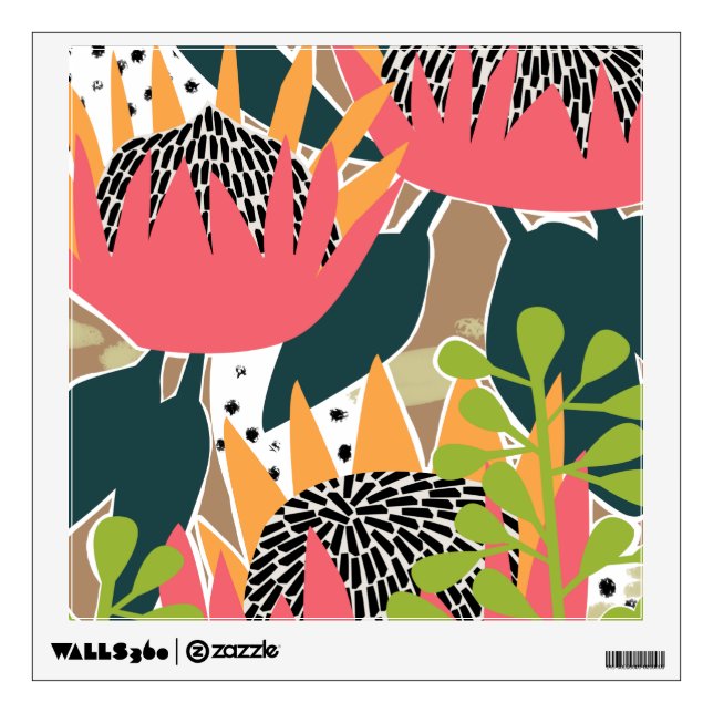 King Protea I Wall Decal (Front)