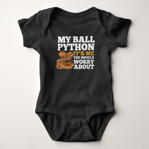 King Python Snake Funny Snake Owner Quote Baby Bodysuit