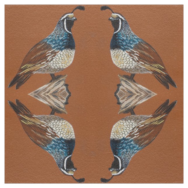 King Quail Fabric (Swatch)