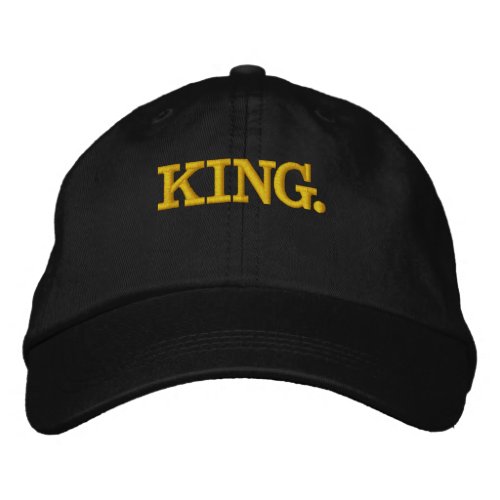 King Queen Best Friends Lovers Wifey Hubby Love Embroidered Baseball Cap