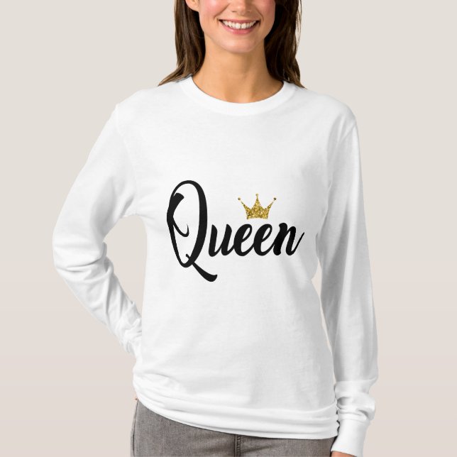 King Queen couple T-Shirt (Front)