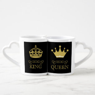 King & Queen Matching Mugs