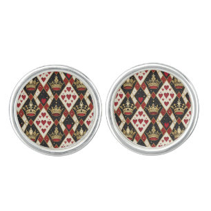 King & Queen of Hearts Cufflinks