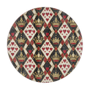 King & Queen of Hearts Cutting Board
