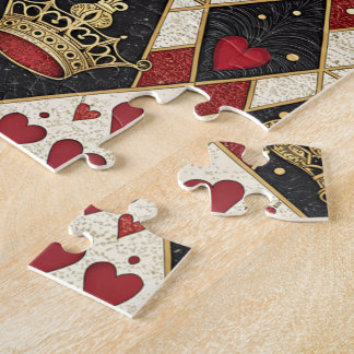 King & Queen of Hearts Jigsaw Puzzle