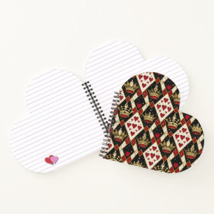 King & Queen of Hearts Notebook