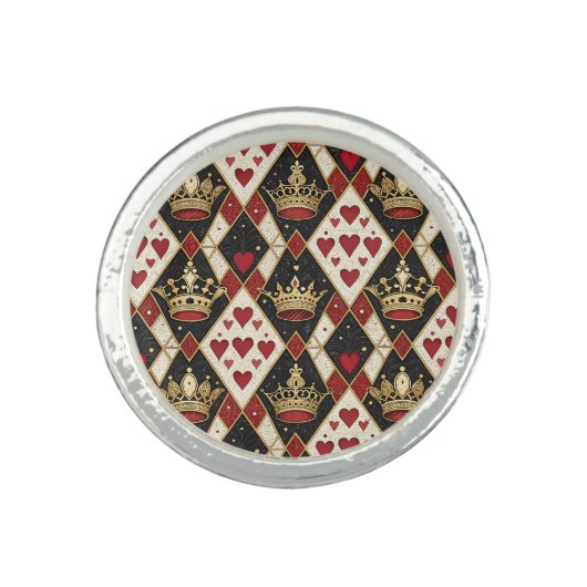 King & Queen of Hearts Ring (Front)