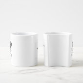 King & Queen Personalize Coffee Cups (Side)