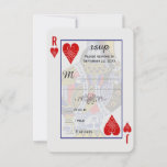 King Queen Playing Card Rsvp at Zazzle