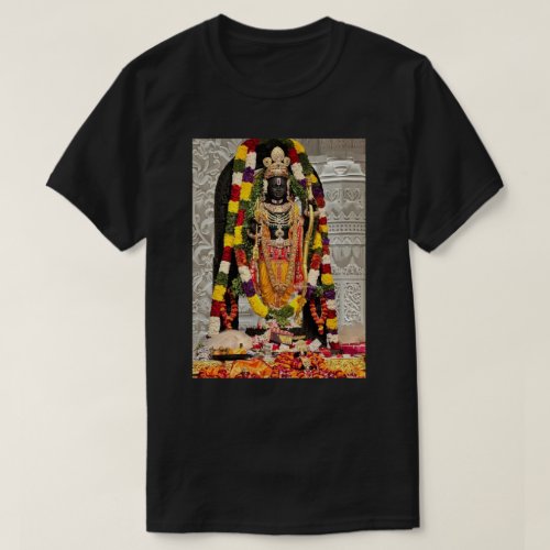 King Rama Printed  Dark T_Shirt