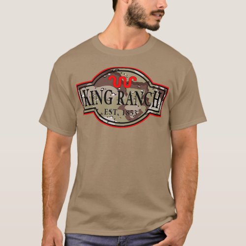 King Ranch Republic of Texas Texas Hunting Hunter  T_Shirt